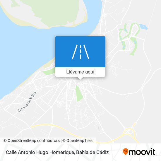 Mapa Calle Antonio Hugo Homerique