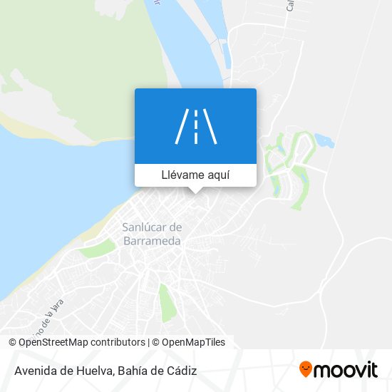 Mapa Avenida de Huelva