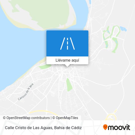 Mapa Calle Cristo de Las Aguas