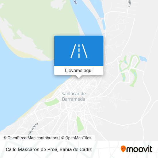 Mapa Calle Mascarón de Proa