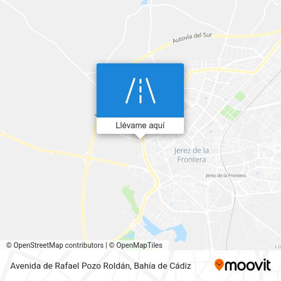 Mapa Avenida de Rafael Pozo Roldán