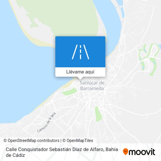 Mapa Calle Conquistador Sebastián Díaz de Alfaro