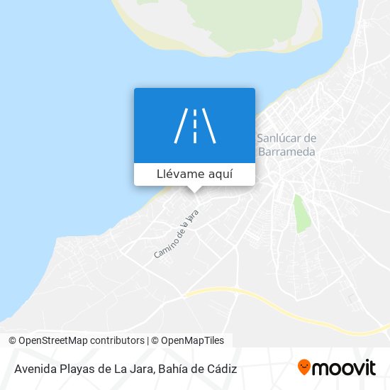 Mapa Avenida Playas de La Jara