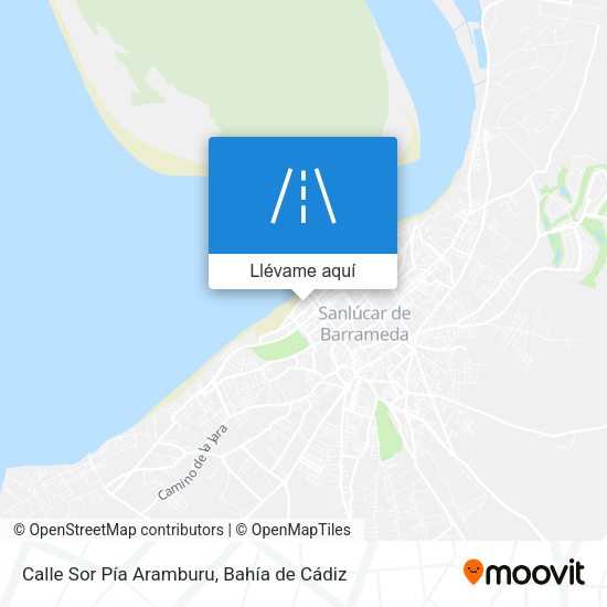 Mapa Calle Sor Pía Aramburu