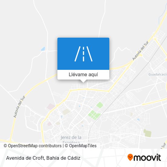 Mapa Avenida de Croft