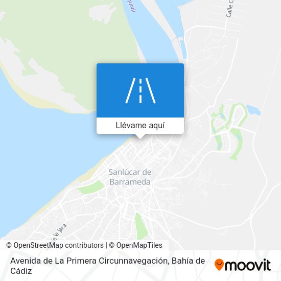Mapa Avenida de La Primera Circunnavegación
