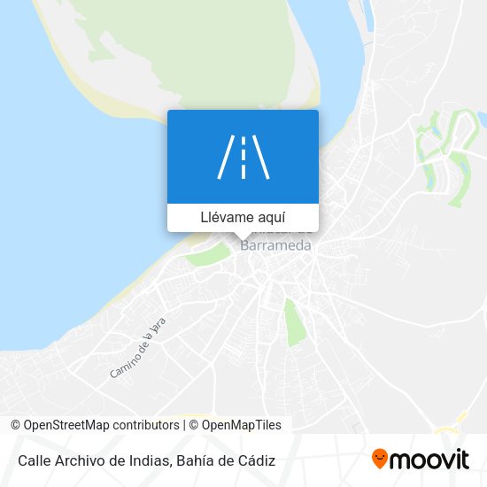 Mapa Calle Archivo de Indias