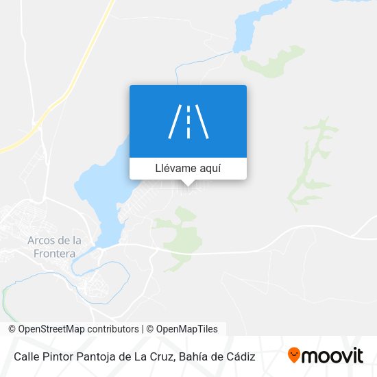 Mapa Calle Pintor Pantoja de La Cruz