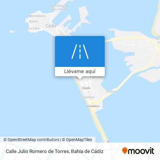 Mapa Calle Julio Romero de Torres