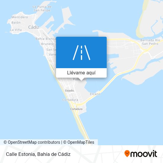 Mapa Calle Estonia