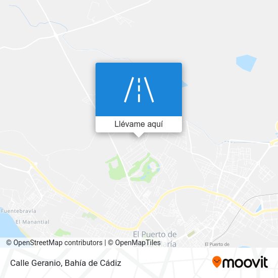 Mapa Calle Geranio