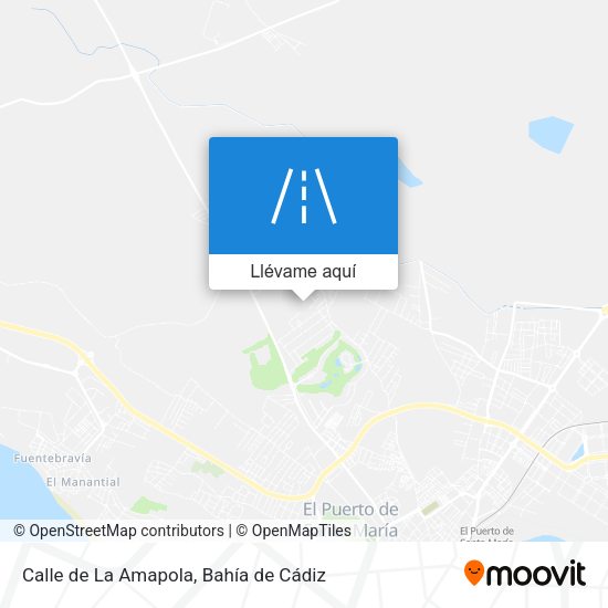 Mapa Calle de La Amapola