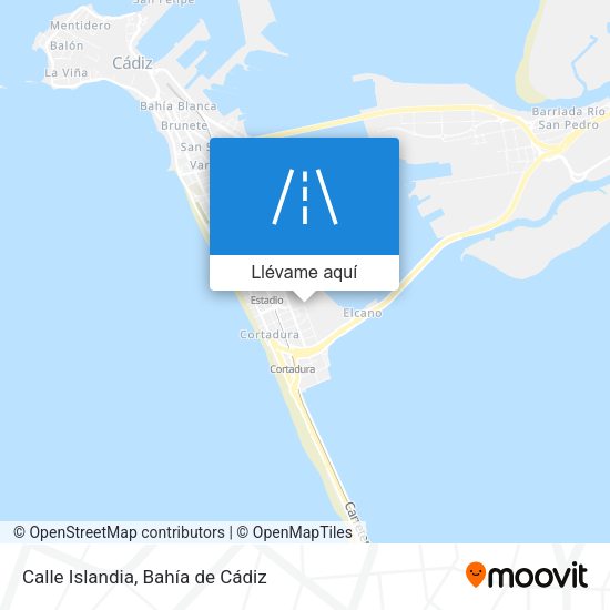 Mapa Calle Islandia