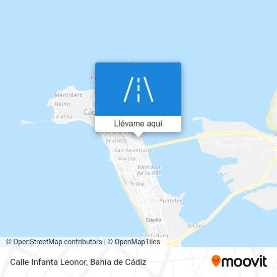 Mapa Calle Infanta Leonor