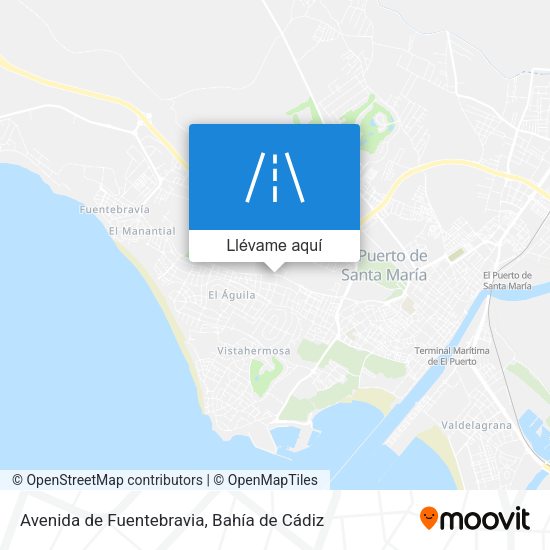 Mapa Avenida de Fuentebravia