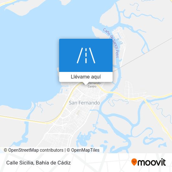 Mapa Calle Sicilia