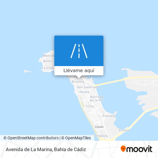 Mapa Avenida de La Marina