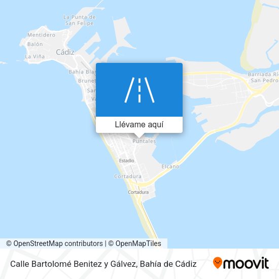 Mapa Calle Bartolomé Benitez y Gálvez
