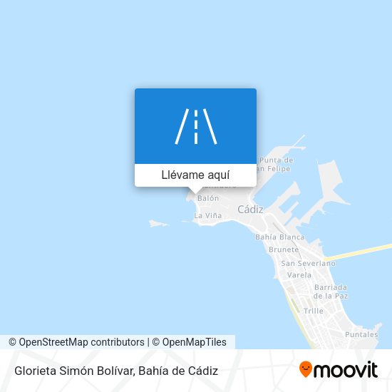 Mapa Glorieta Simón Bolívar