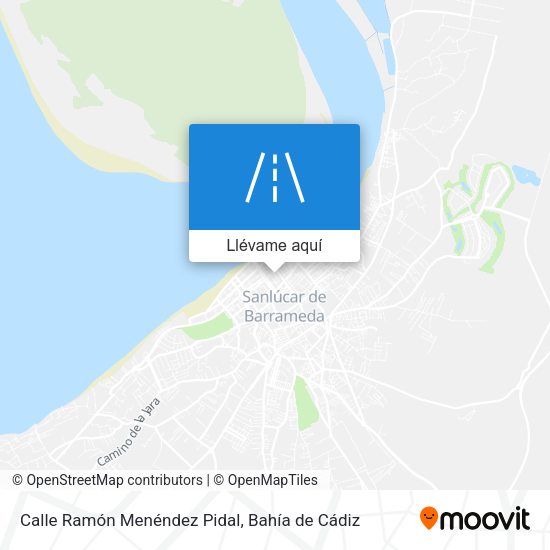 Mapa Calle Ramón Menéndez Pidal
