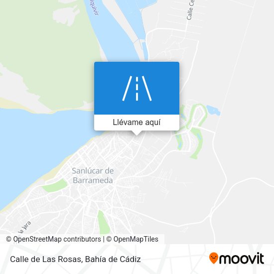 Mapa Calle de Las Rosas