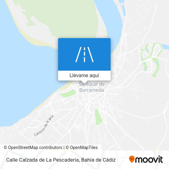 Mapa Calle Calzada de La Pescadería