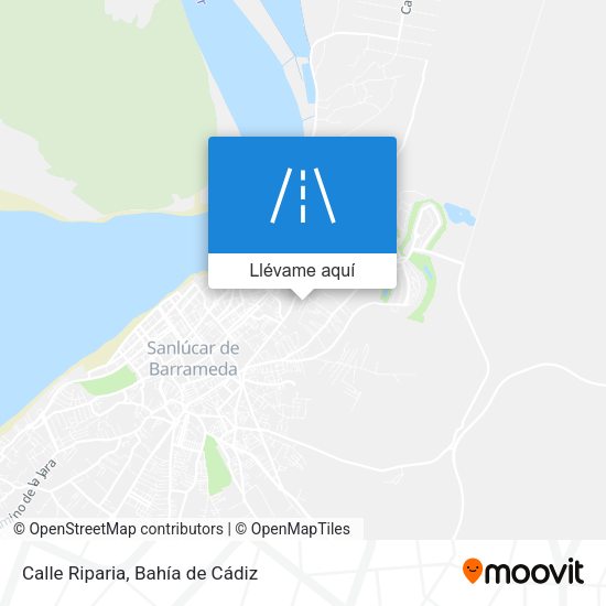 Mapa Calle Riparia