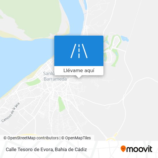 Mapa Calle Tesoro de Evora
