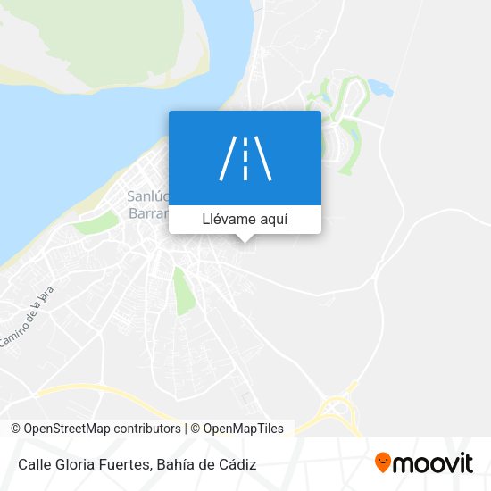 Mapa Calle Gloria Fuertes
