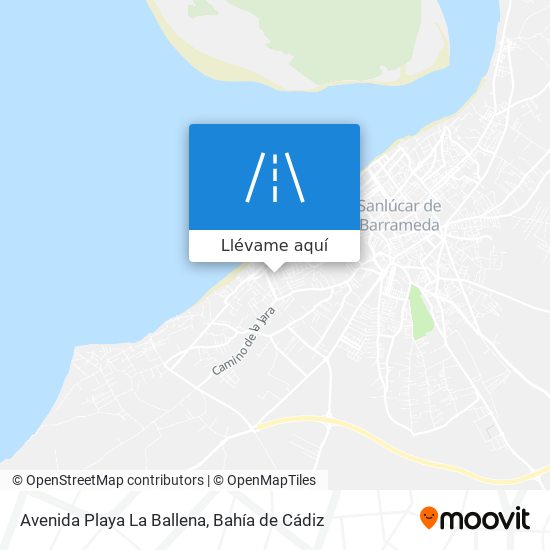 Mapa Avenida Playa La Ballena