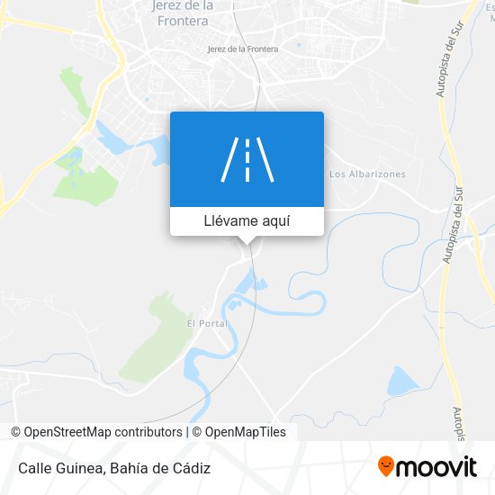 Mapa Calle Guinea