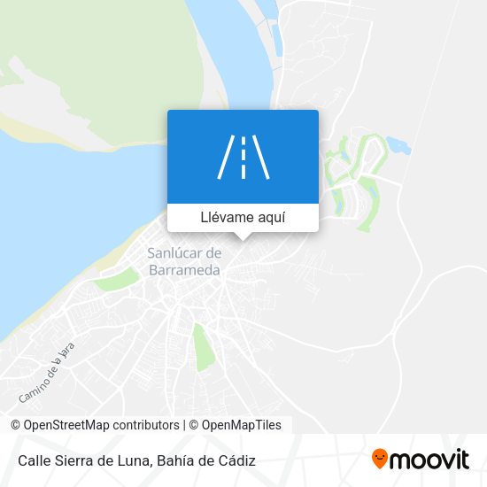 Mapa Calle Sierra de Luna