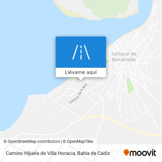 Mapa Camino Hijuela de Villa Horacia