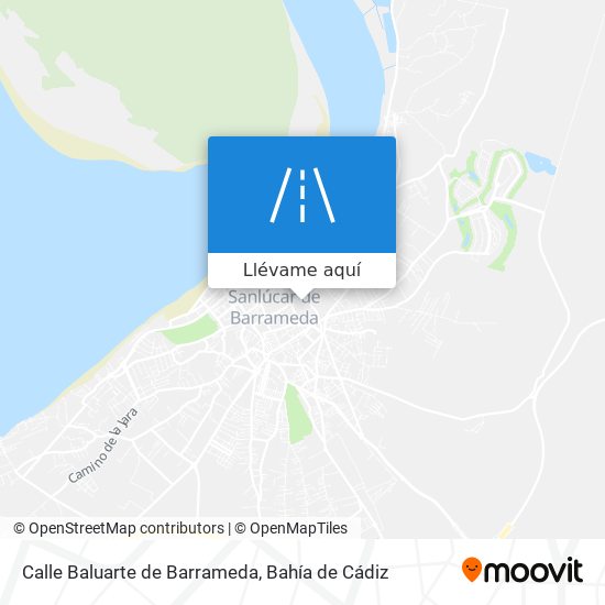 Mapa Calle Baluarte de Barrameda