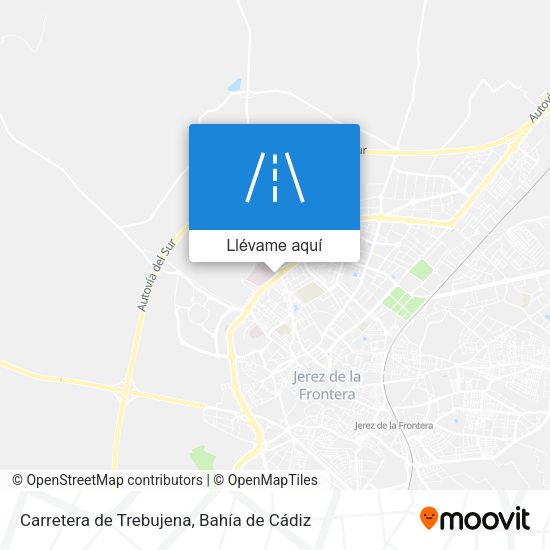 Mapa Carretera de Trebujena