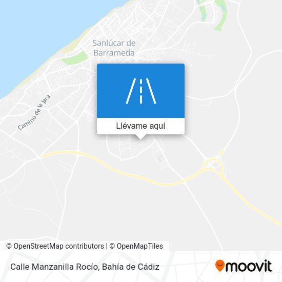 Mapa Calle Manzanilla Rocío