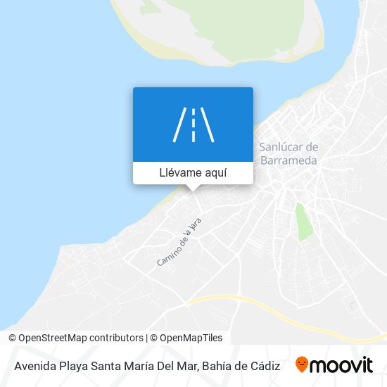 Mapa Avenida Playa Santa María Del Mar