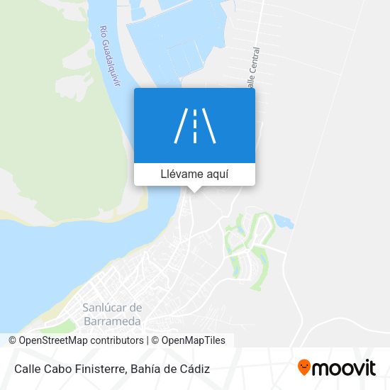 Mapa Calle Cabo Finisterre