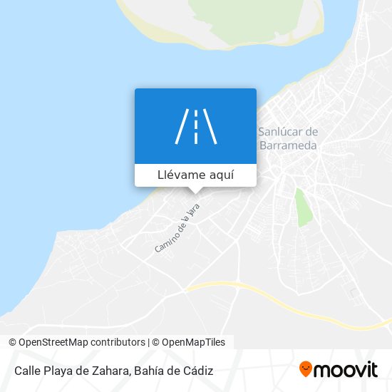 Mapa Calle Playa de Zahara