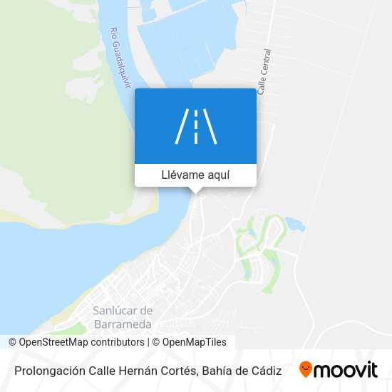 Mapa Prolongación Calle Hernán Cortés