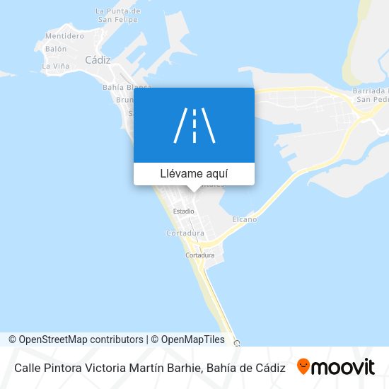 Mapa Calle Pintora Victoria Martín Barhie