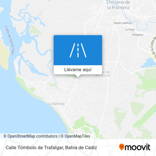 Mapa Calle Tómbolo de Trafalgar