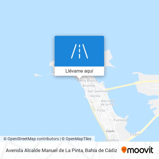 Mapa Avenida Alcalde Manuel de La Pinta