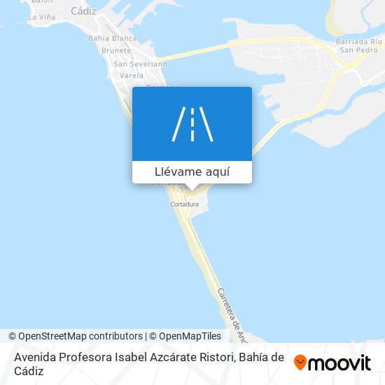 Mapa Avenida Profesora Isabel Azcárate Ristori