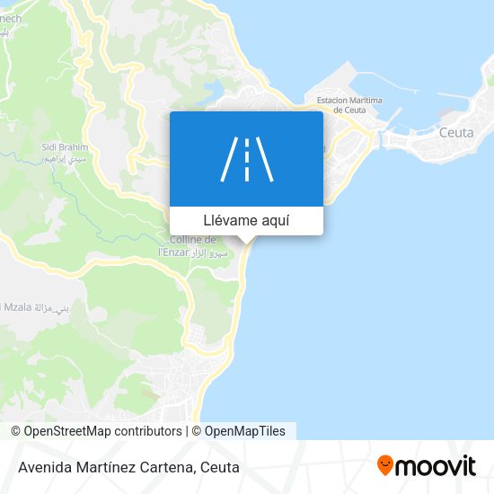 Mapa Avenida Martínez Cartena