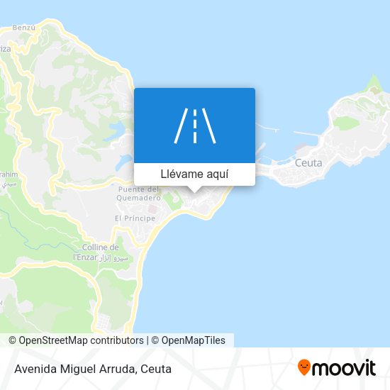 Mapa Avenida Miguel Arruda