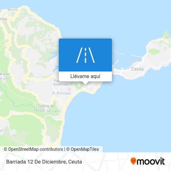 Mapa Barriada 12 De Diciembre