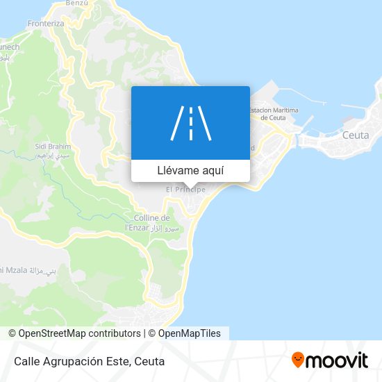 Mapa Calle Agrupación Este