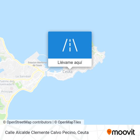 Mapa Calle Alcalde Clemente Calvo Pecino