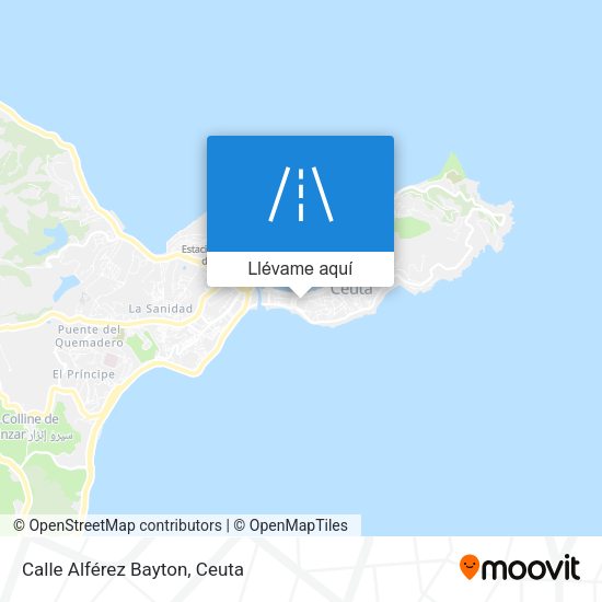 Mapa Calle Alférez Bayton
